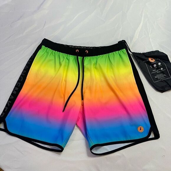 Save The Duck Tie Dye Swim Trunks Shorts Size XL New - Picture 1 of 14